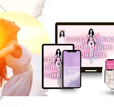 Goddess, Find Your Divine Purpose - Masterclass + empowering phone wallpapers for women